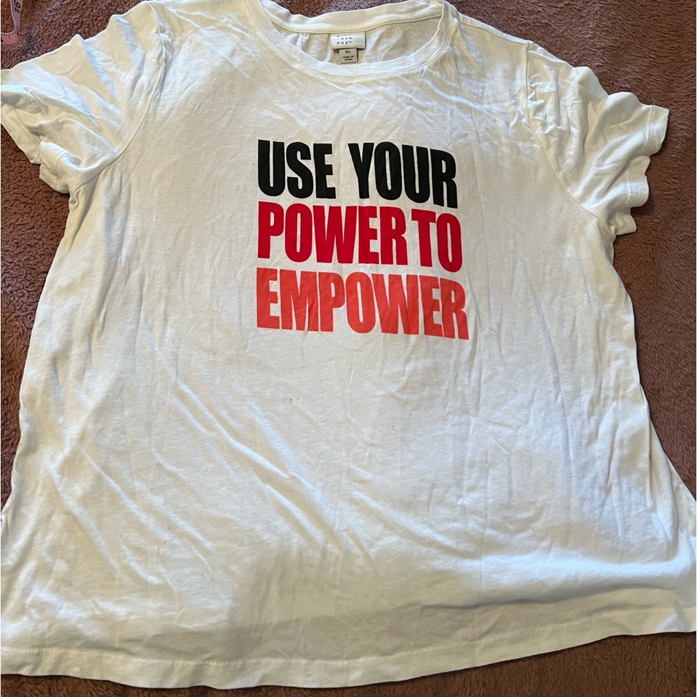 A new day tee shirt Size XL